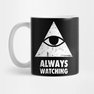 Retro Vintage Conspiracy Theory Illuminati Mug